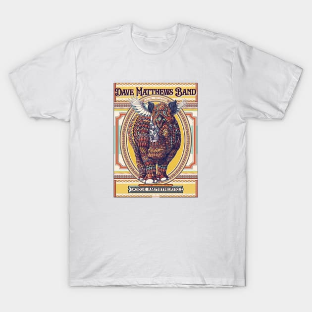 Dave Matthews Band New Art DMB2019 Aug 30 - Sept 1 2019 T-Shirt by Story At Dawn 